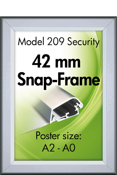 Security frame, væg, 42 mm