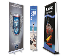 Roll-up-stativer