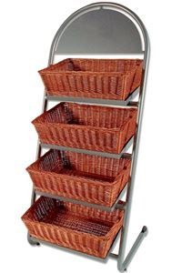 Shop Display with 4 square baskets