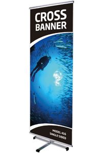Cross Banner Stand Enkeltsidet