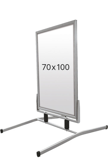 WIND-LINE BASIC gadeskilt 40mm (G) 70x100cm alu