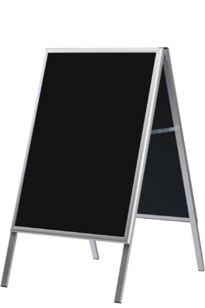 A-skilt med sort tavle 60x80cm