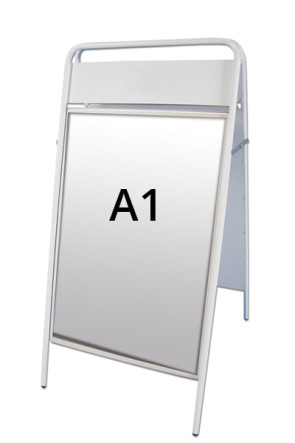 EXPO SIGN gadeskilt 22mm A1 OD hvid