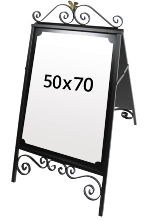 STAR ANTIQUE 20mm 50x70cm sort