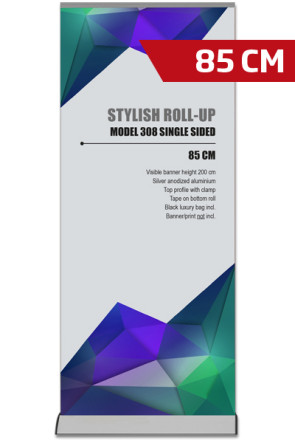 Stylish Roll-Up. Enkelt Model 85 - alu