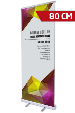 Budget Roll-up, Enkelt Model 80 - alu