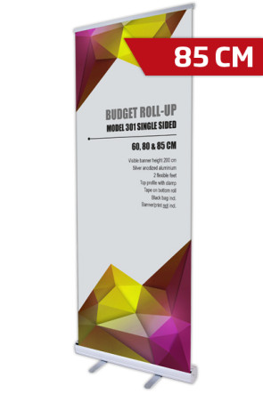 Budget Roll-up, Enkelt Model 85 - alu