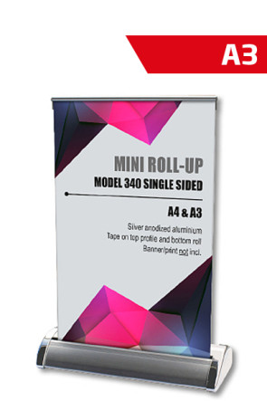 Mini Roll-up, A3 - alu