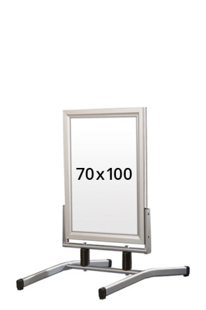WIND-LINE LUX gadeskilt 45mm (G) 70x100cm alu